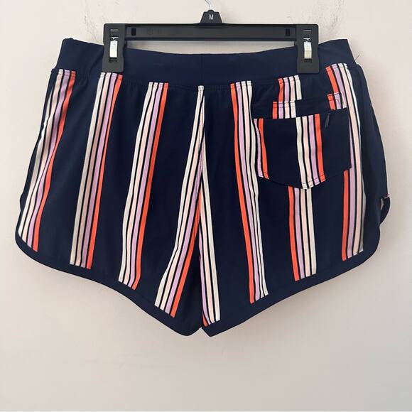 Carve Designs Leadbetter Swim Shorts Navy and Pink Striped Swim Shorts Small - Picture 5 of 7